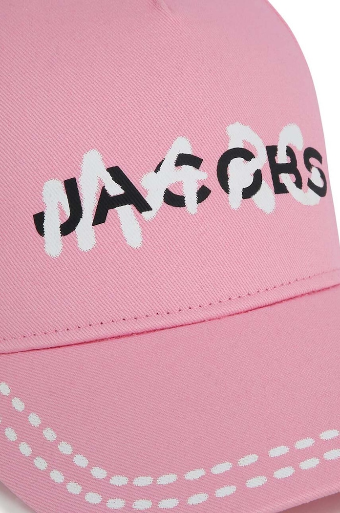DÍVKA Dětská bavlněná kšiltovka Marc Jacobs W60062. růžová