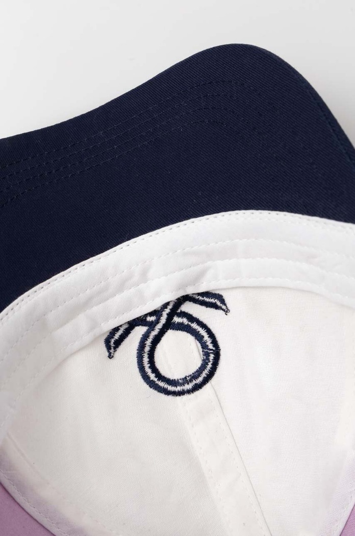 Pamučna kapa sa šiltom za bebe United Colors of Benetton mornarsko plava 6G0QCA01C.G.Reproposed