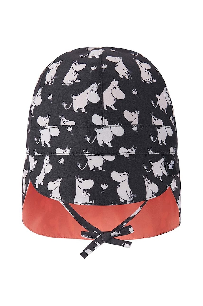 Oboustranná baseballová čepice Reima Moomin Solskydd 5300269A.PPYH černá SS24