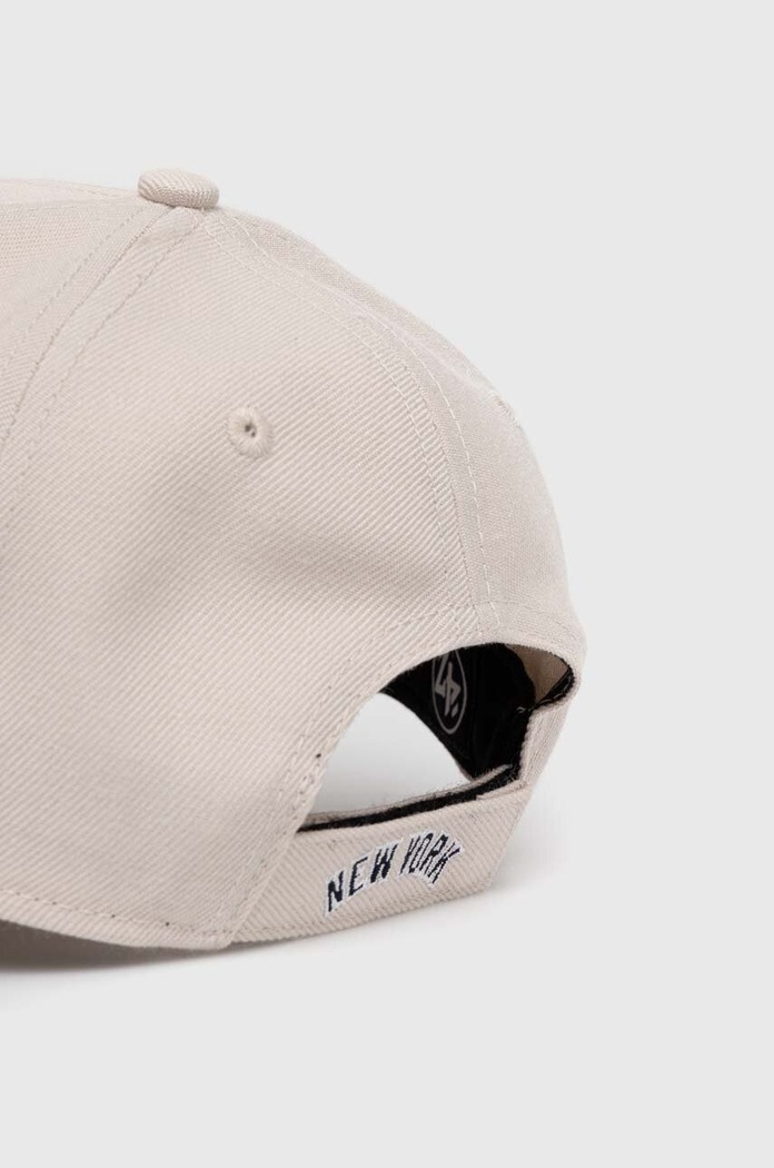CHLAPEC Dětská baseballová čepice 47brand MLB New York Yankees BMVP17WBV béžová
