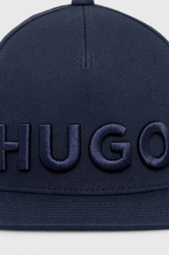 HUGO czapka z daszkiem 50510116 granatowy SS24