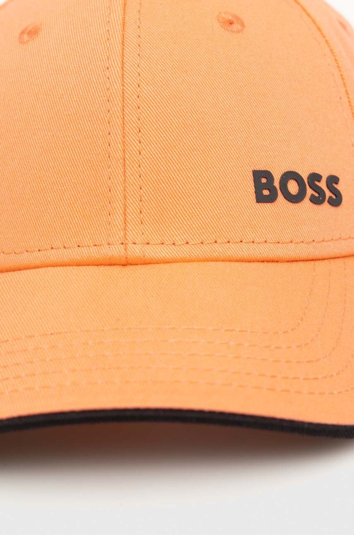BOSS Green czapka z daszkiem bawełniana 50505834 różowy SS24