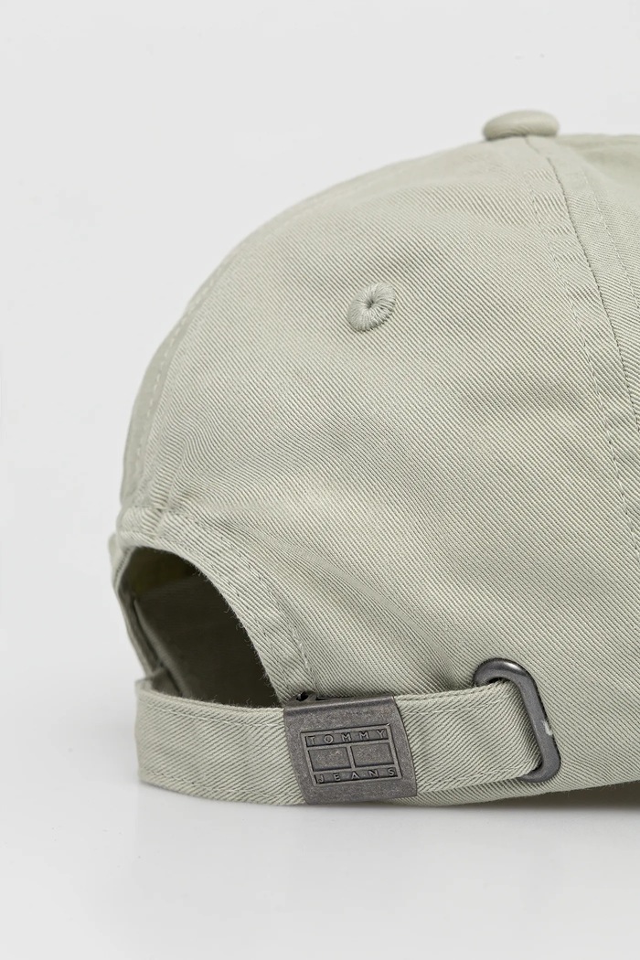 Doplnky Bavlnená šiltovka Tommy Jeans AM0AM12020 zelená