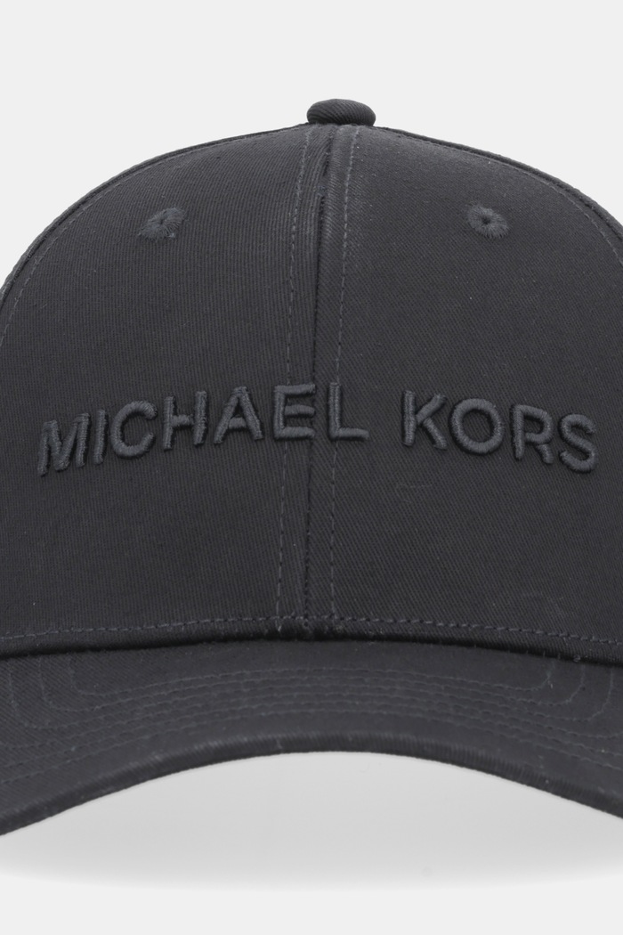 Michael Kors czapka z daszkiem bawełniana CH3002Y35Z czarny SS25