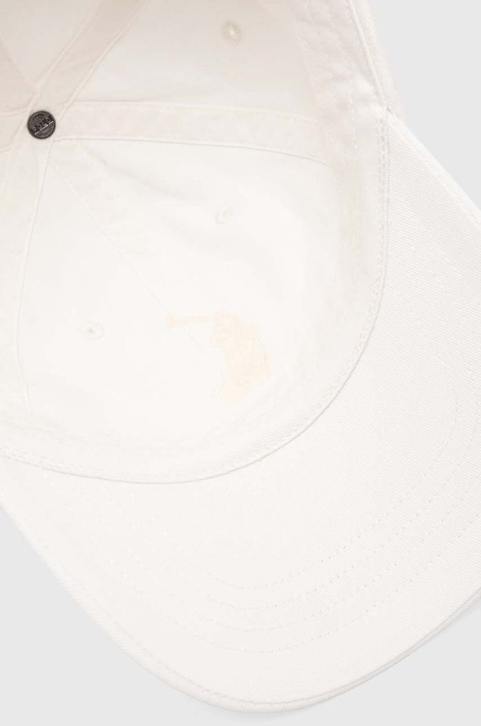 Bavlněná baseballová čepice Polo Ralph Lauren bílá 710935043