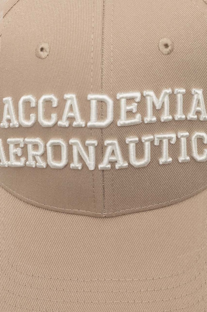 Aeronautica Militare czapka z daszkiem HA1160CT3248 beżowy SS24