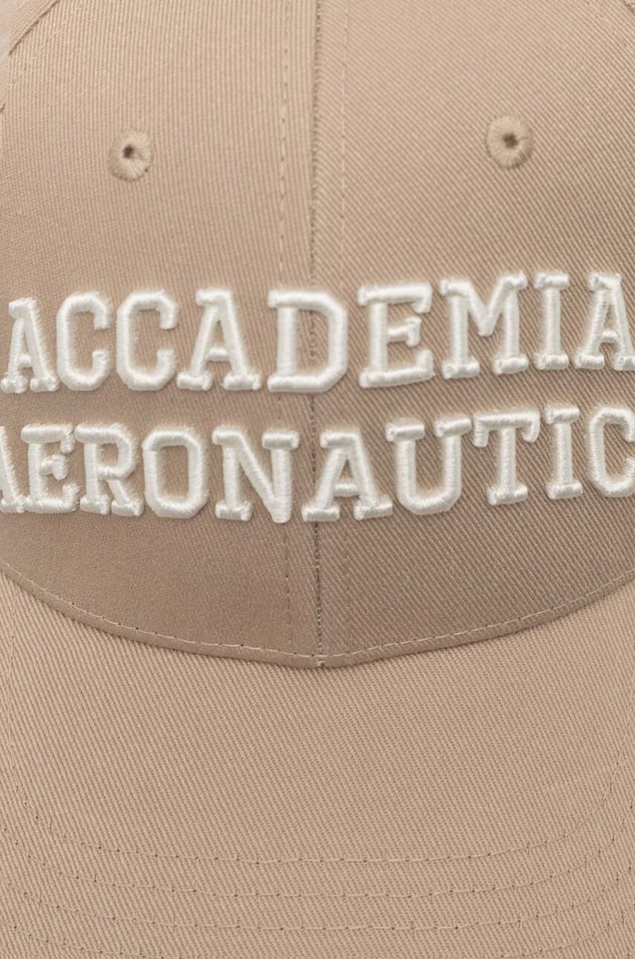 Aeronautica Militare czapka z daszkiem HA1160CT3248 beżowy SS24