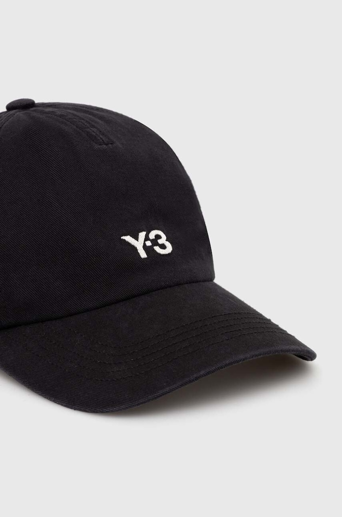 Y-3 șapcă de baseball din bumbac Dad Cap IN2391 negru SS24