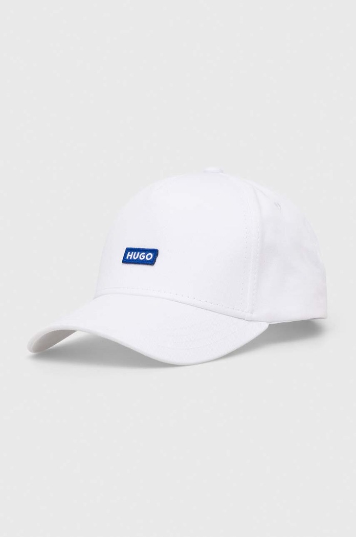 Bavlnená šiltovka Hugo Blue bavlna biela 50522266