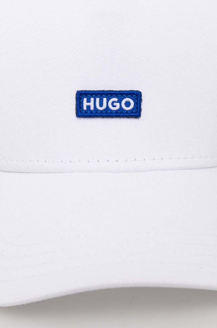 Bavlnená šiltovka Hugo Blue 50522266 biela SS24