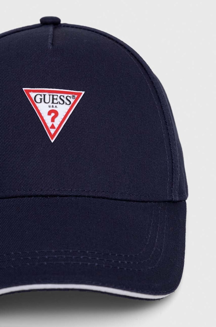 Guess șapcă de baseball din bumbac M3YZ22.WBN60 bleumarin SS25