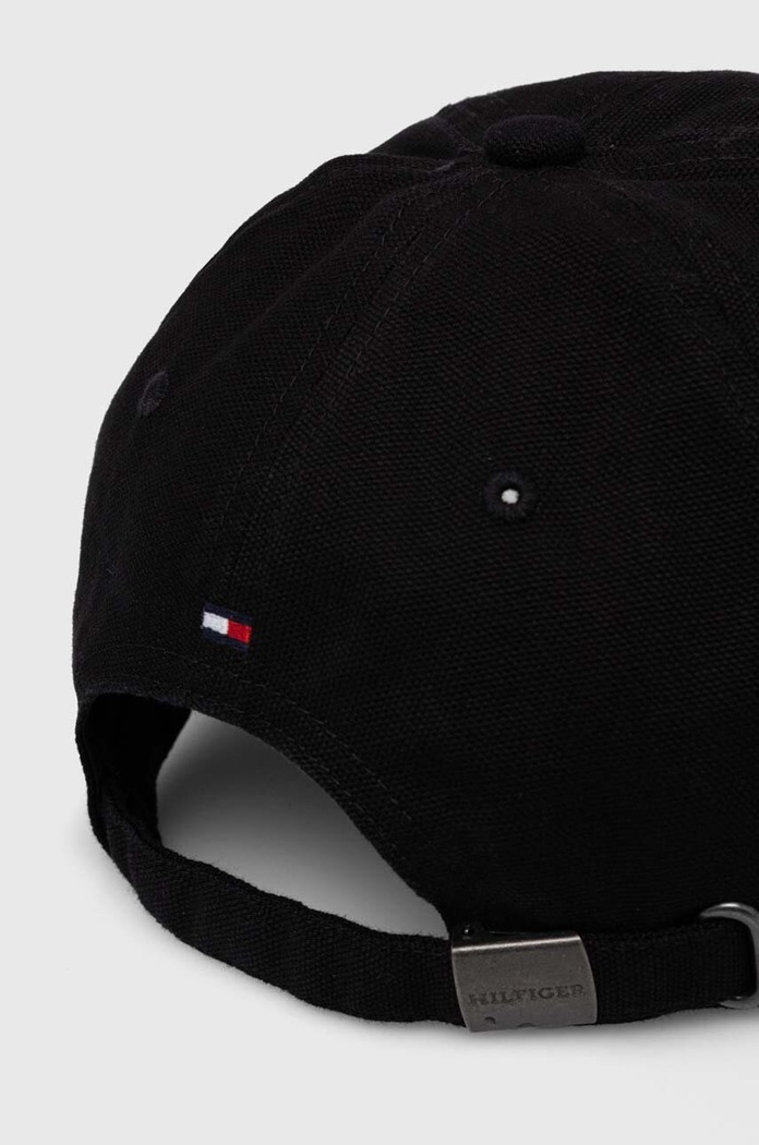 Doplňky Bavlněná baseballová čepice Tommy Hilfiger AM0AM12154 černá