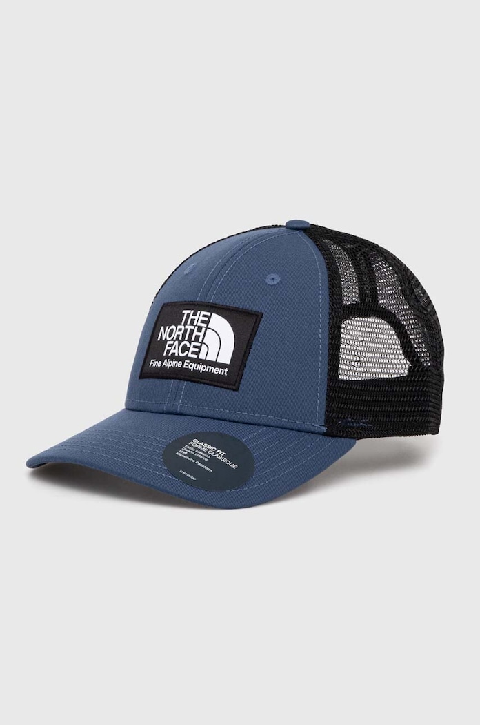 The North Face czapka z daszkiem Mudder Trucker aplikacja niebieski NF0A5FXAHDC1