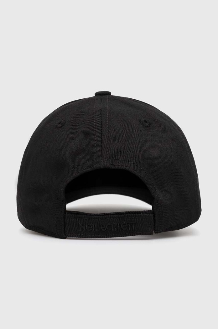 Doplňky Neil Barrett Bavlněná čepice Neil Barrett Bolt Cotton Twill Six Panels Cap MY77320A.Y9501.001N černá