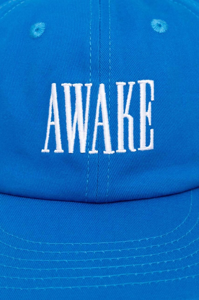 Awake NY șapcă de baseball din bumbac Logo Hat SP24.HT004 albastru SS24