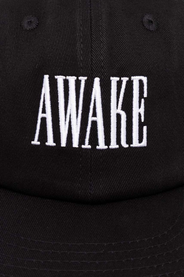 Awake NY șapcă de baseball din bumbac Logo Hat SP24.HT004 negru SS24