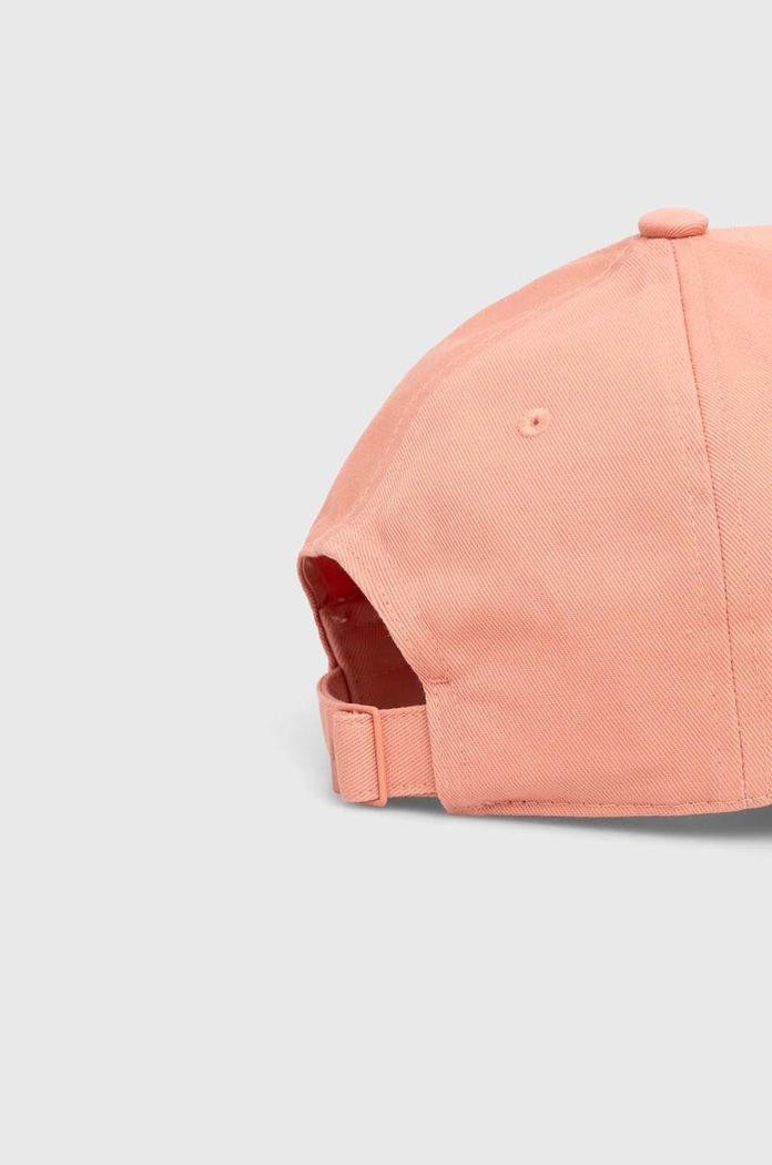 Bavlněná baseballová čepice adidas Originals IS4626 oranžová SS24