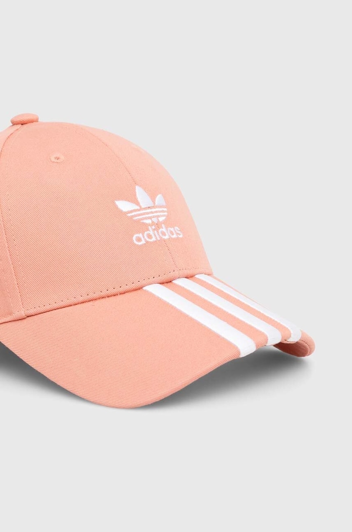 Doplňky Bavlněná baseballová čepice adidas Originals IS4626 oranžová