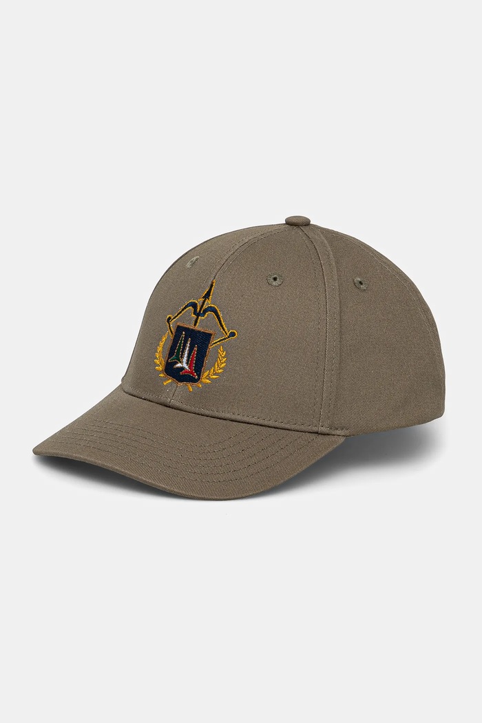 Aeronautica Militare șapcă de baseball din bumbac bumbac verde HA1166CT3299