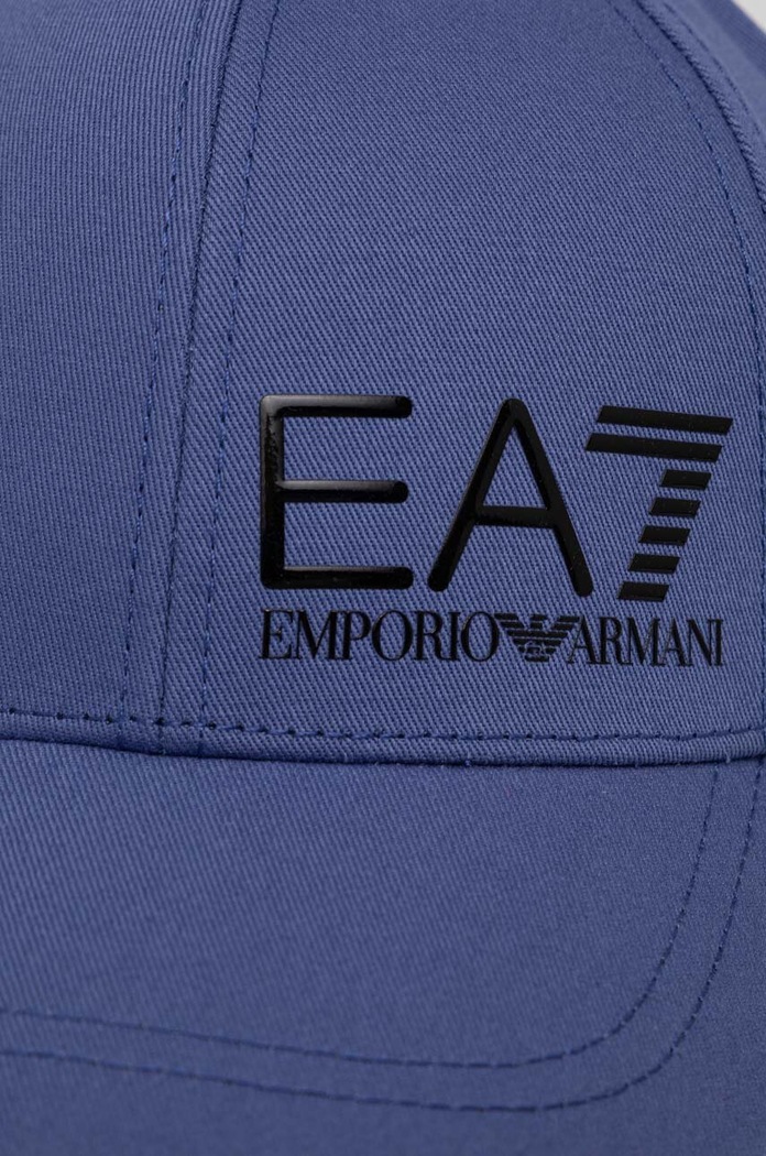 Bavlnená šiltovka EA7 Emporio Armani CC010.247088.70336 modrá SS24