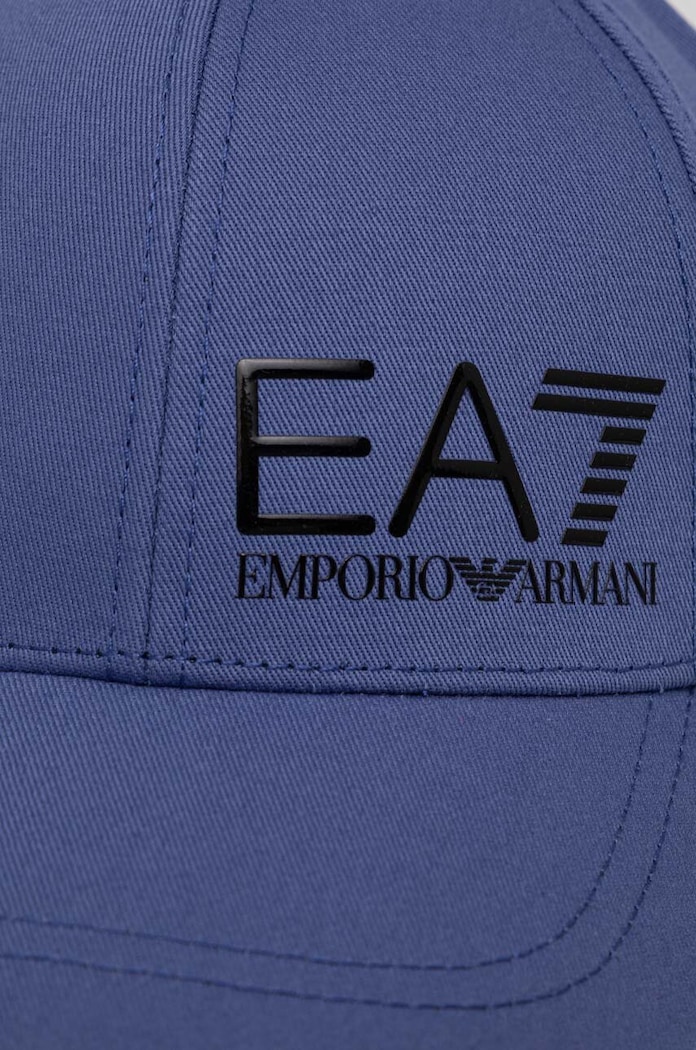Bavlnená šiltovka EA7 Emporio Armani CC010.247088.70336 modrá SS24