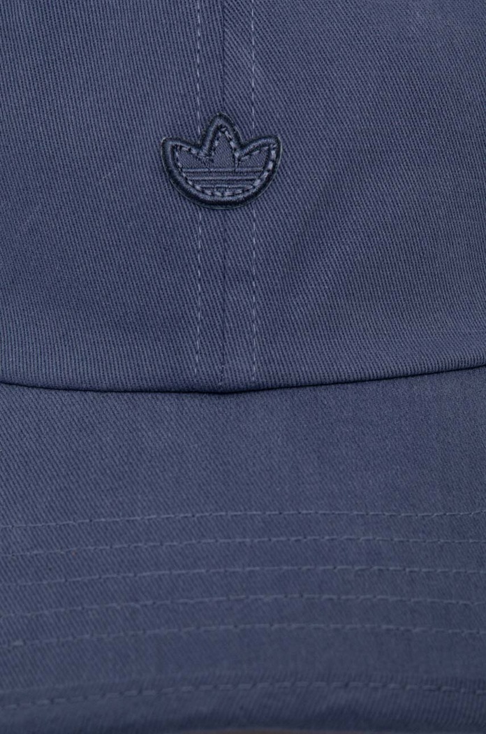 adidas Originals czapka z daszkiem bawełniana IS4635 niebieski SS24