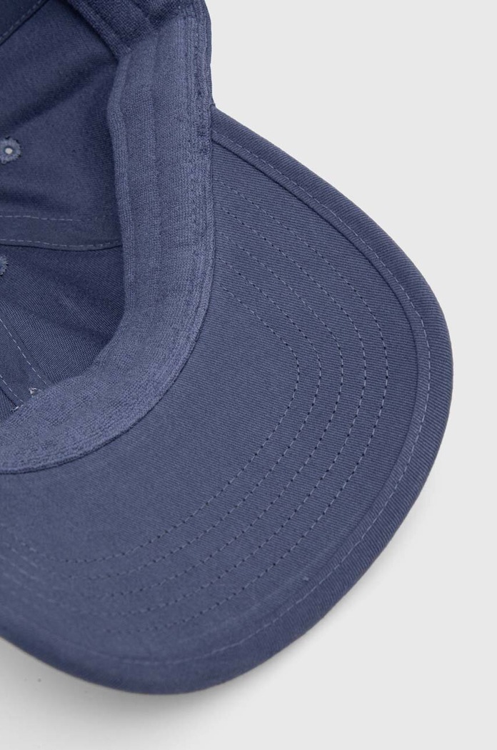adidas Originals czapka z daszkiem bawełniana niebieski IS4635