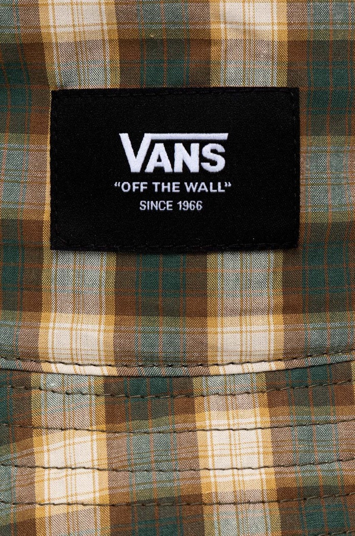 Pamučni šešir Vans VN0A7S96BDX1 zelena SS24