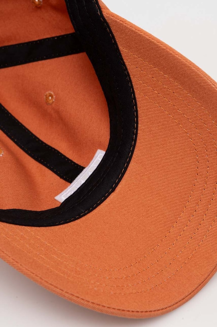 Bavlnená šiltovka Vans oranžová VN0A36IUEHC1
