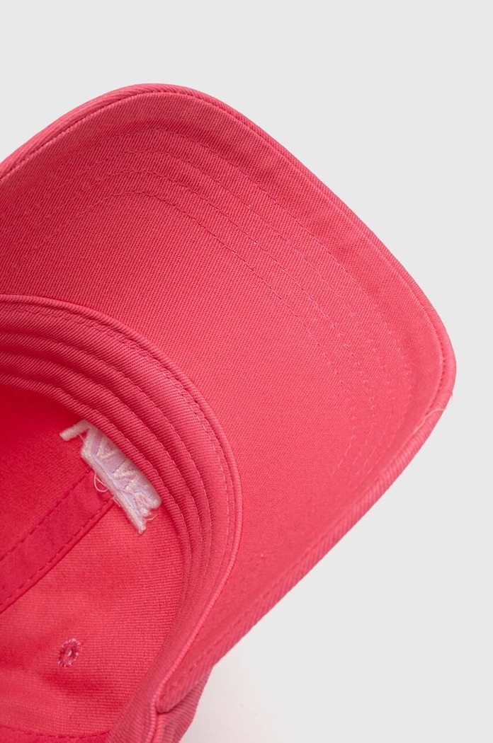 Βαμβακερό καπέλο του μπέιζμπολ Vans ροζ VN000HEAG3X1