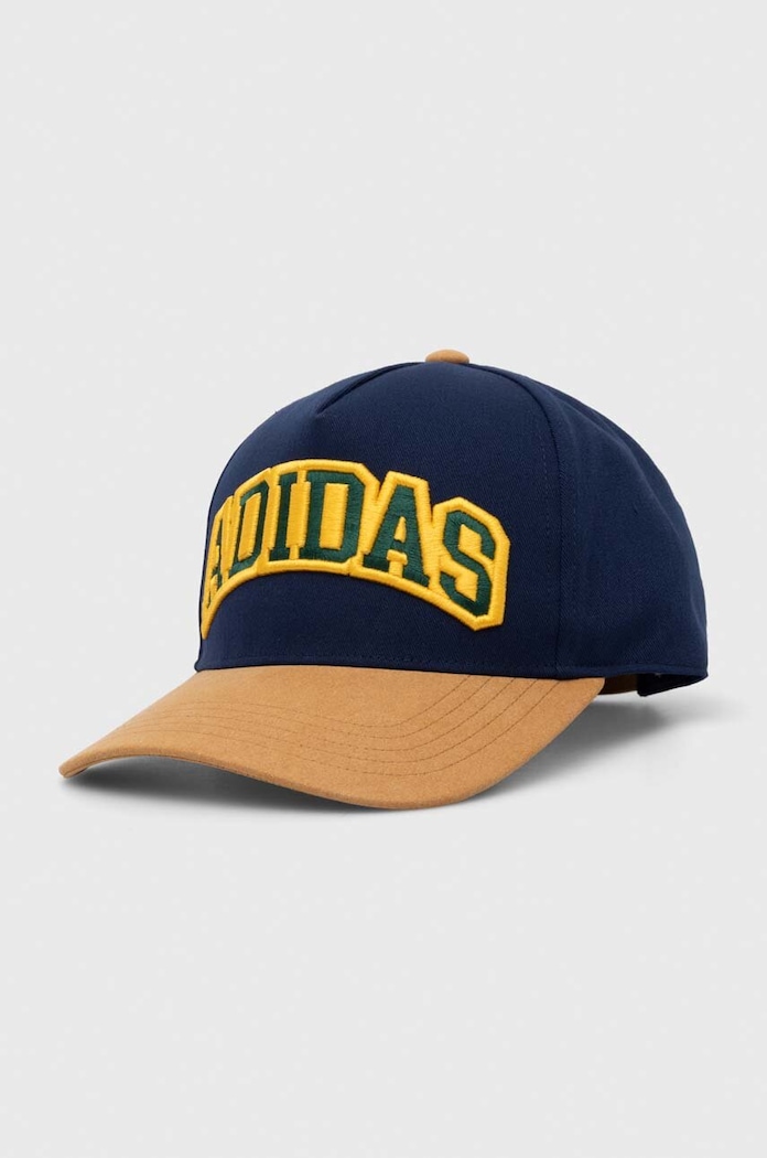 Kapa sa šiltom adidas Originals natpis mornarsko plava IU0045
