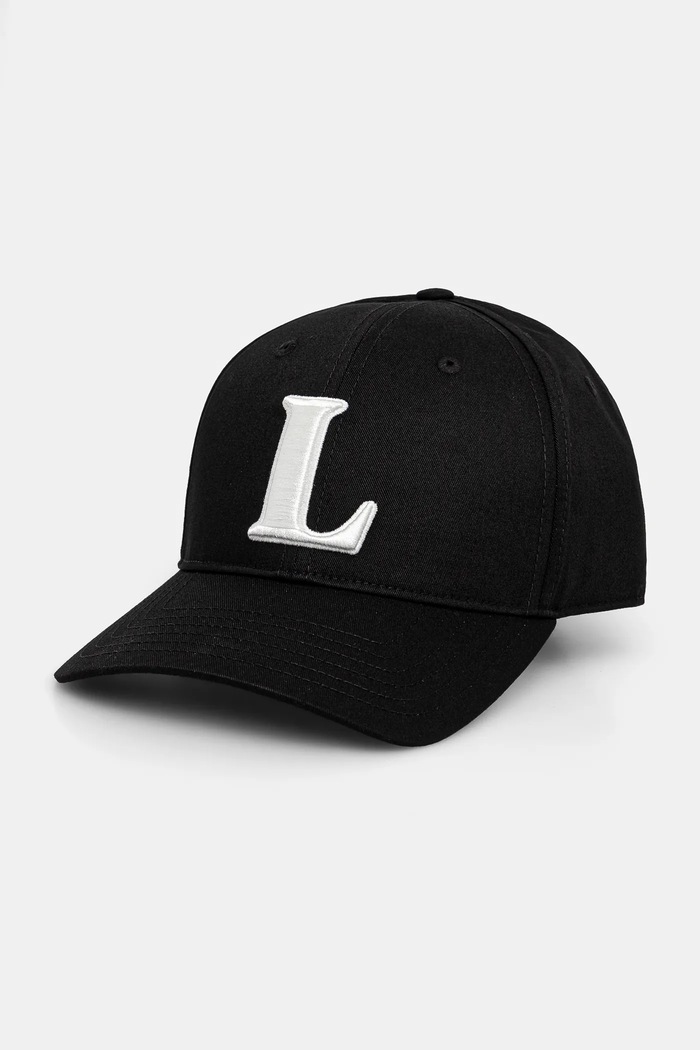 Lacoste Καπέλο μπέιζμπολ απλικέ μαύρο RK0342