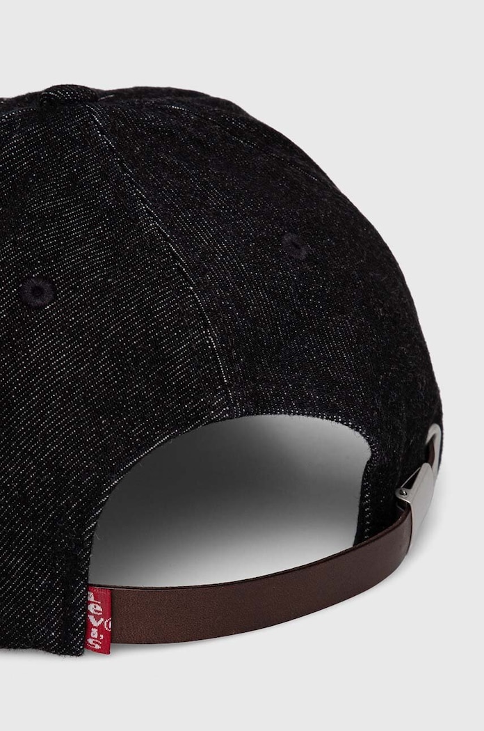 Accesorii Levi's șapcă de baseball din bumbac D7589.0005 negru