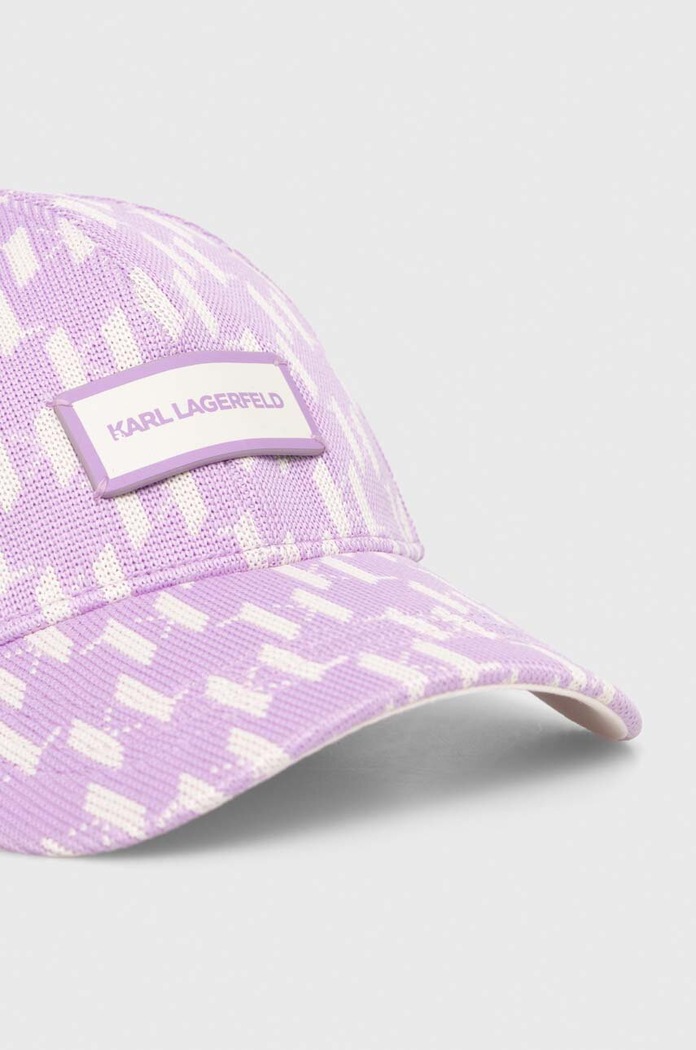 Karl Lagerfeld sapca 241W3409 violet SS24