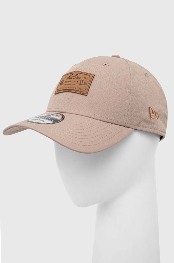 Καπέλο New Era απλικέ μπεζ 60435077
