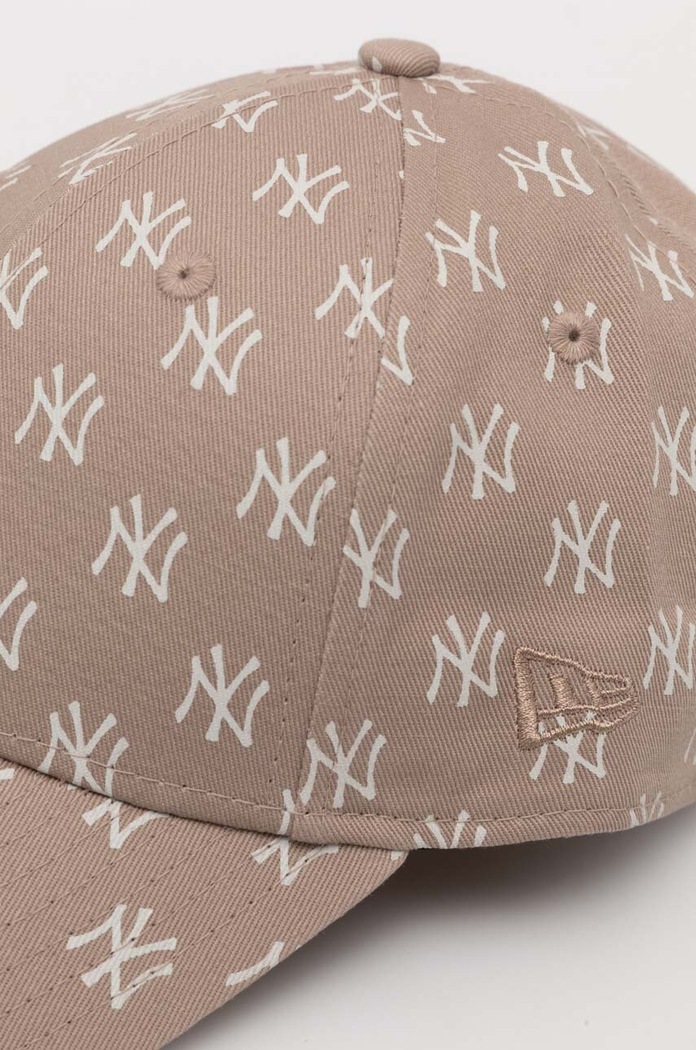 Bavlněná baseballová čepice New Era 60434992 béžová AW24