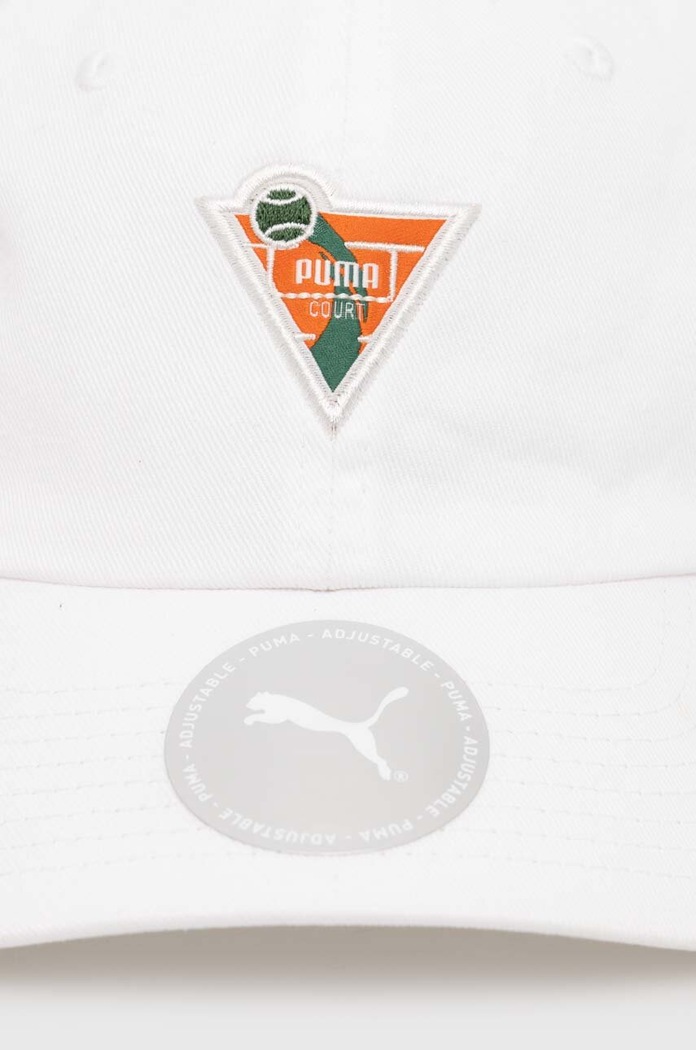 Bavlnená šiltovka Puma PRIME Dad 246050 biela SS24
