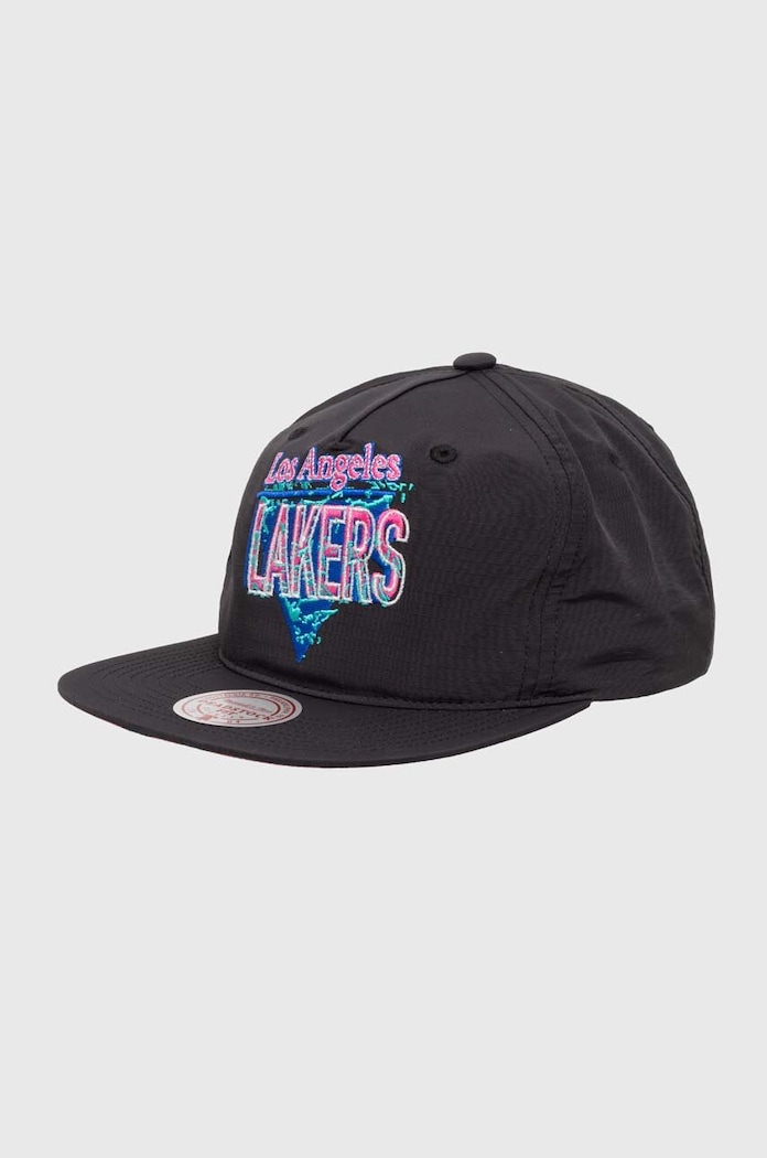 Mitchell&Ness czapka z daszkiem NBA LOS ANGELES LAKERS aplikacja czarny HMUO6823.LALYYPPPBLCK