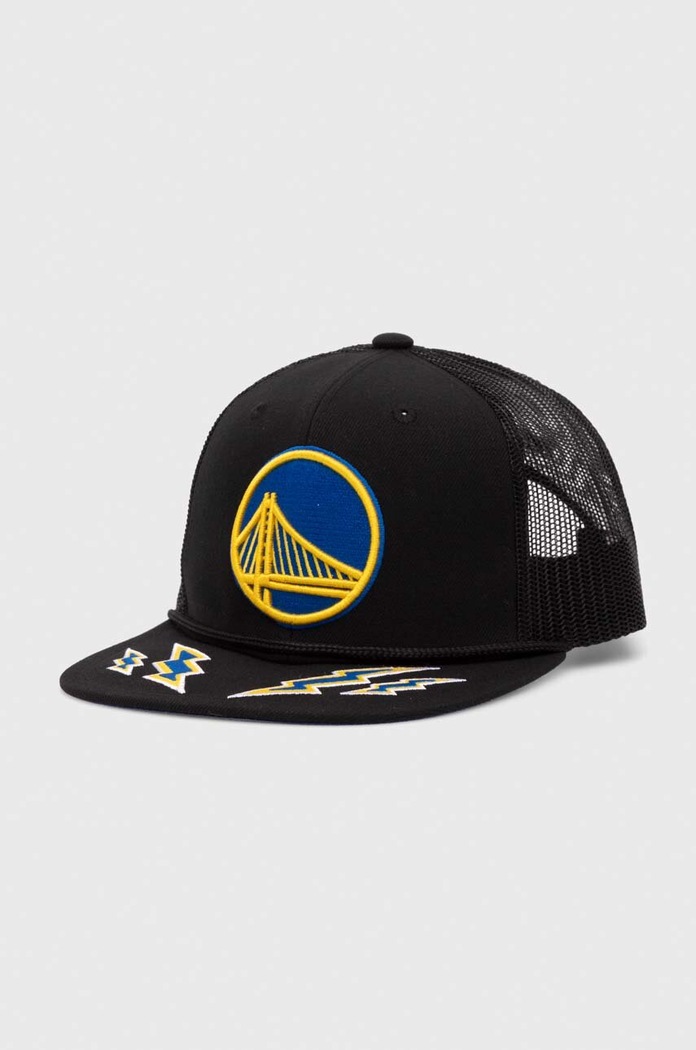 Mitchell&Ness czapka z daszkiem NBA GOLDEN STATE WARRIORS aplikacja czarny HHSS7016.GSWYYPPPBLCK