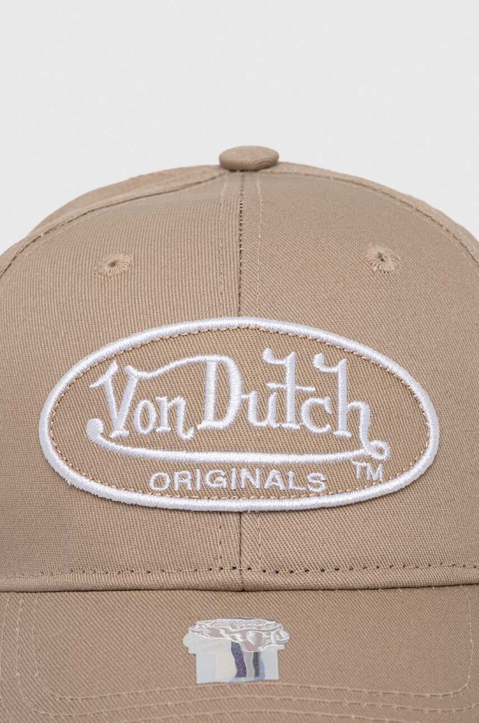 Von Dutch șapcă de baseball din bumbac 7030505 bej SS24
