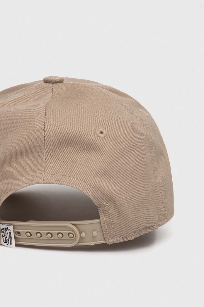 Accesorii Von Dutch șapcă de baseball din bumbac 7030505 bej