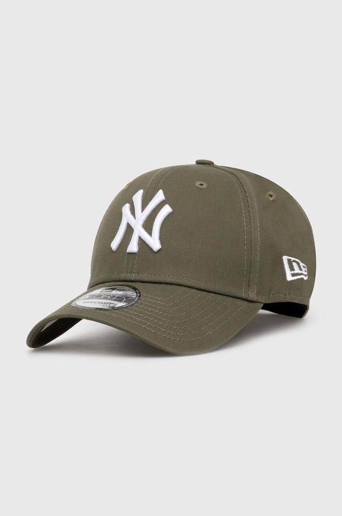 New Era czapka z daszkiem bawełniana 9Forty New York Yankees aplikacja zielony 60435138
