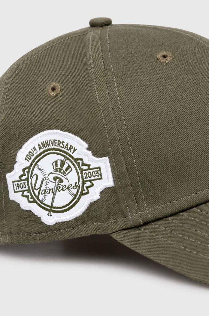 New Era czapka z daszkiem bawełniana 9Forty New York Yankees 60435138 zielony SS26