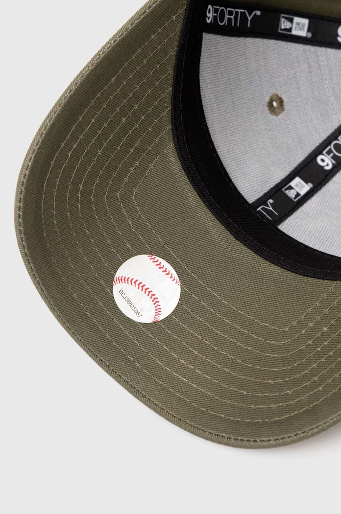 New Era czapka z daszkiem bawełniana 9Forty New York Yankees zielony 60435138