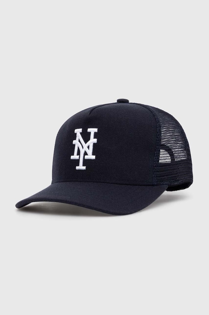 STAMPD baseball cap NY Trucker Hat applique navy SLA.U3411HT.NVY