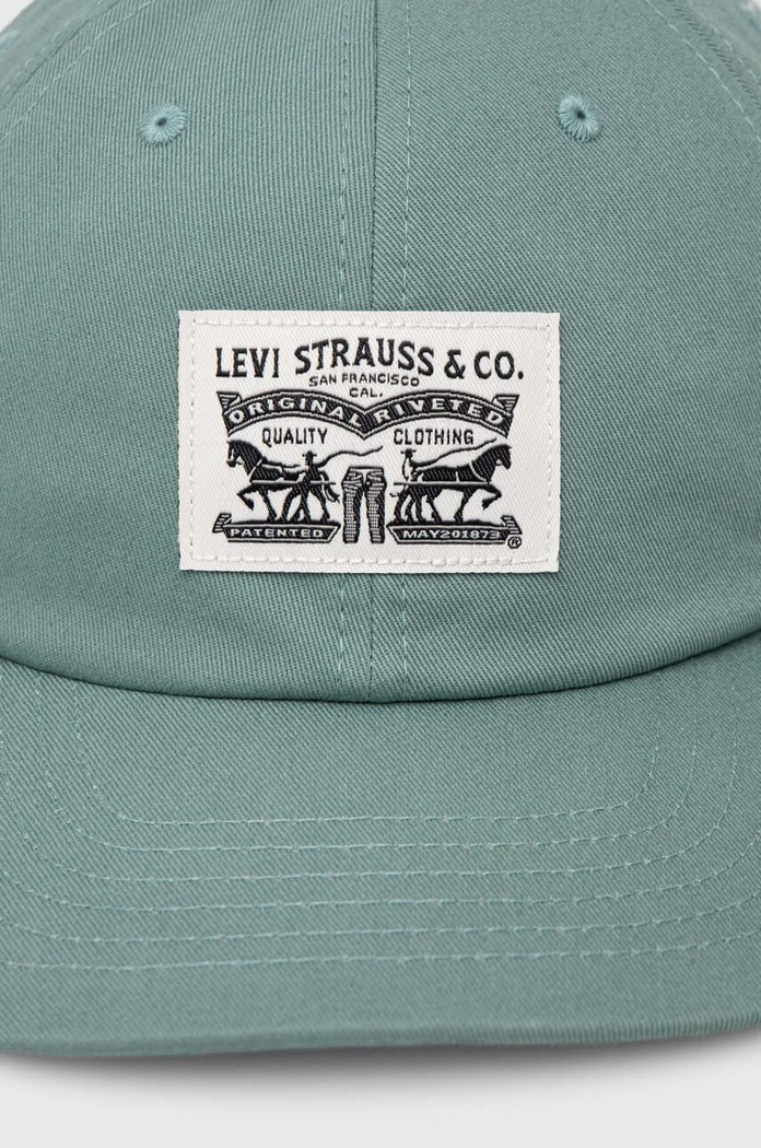 Levi's șapcă de baseball din bumbac 000A9.0001 turcoaz SS24