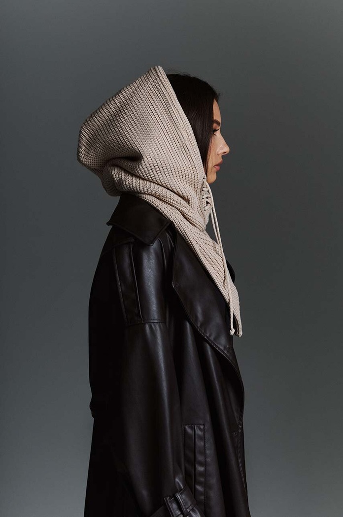 Akcesoria LE SH KA headwear Kominiarka Beige Balaclava BeigeBalaclava beżowy