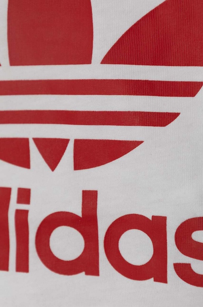 adidas Originals komplet bawełniany niemowlęcy czerwony IB8639