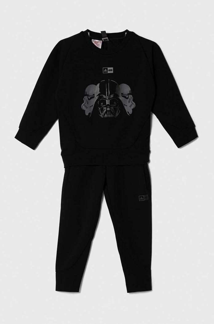 Dětská tepláková souprava adidas x Star Wars potisk černá IS4559