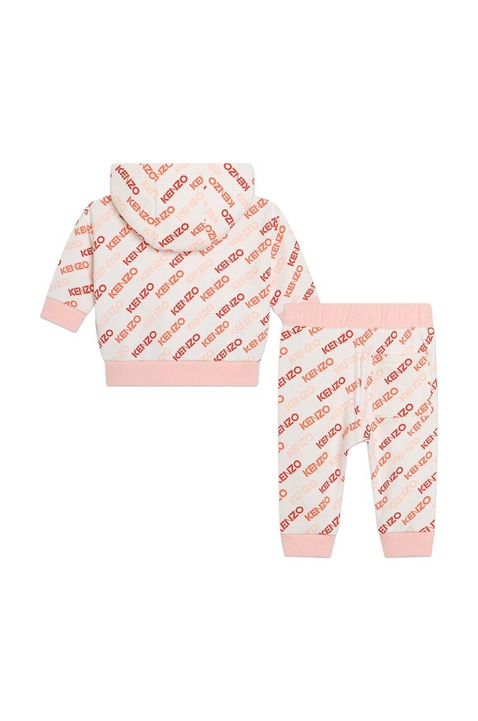 Kenzo Kids dres bawełniany niemowlęcy K60099. biały SS24